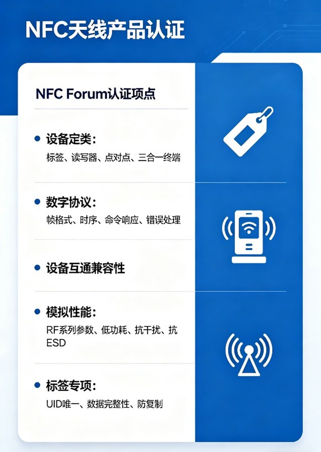 NFC天线产品认证-NFC Forum认证项点.jpg